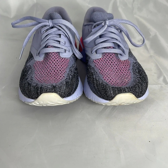 NIKE Odyssey React 2 Flyknit React Running Shoe Purple Lightweight Sneaker 6 - Picture 3 of 13